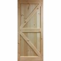 Marco Frio Barn Door Knotty Pine K-Rail Unfinished MA2079444